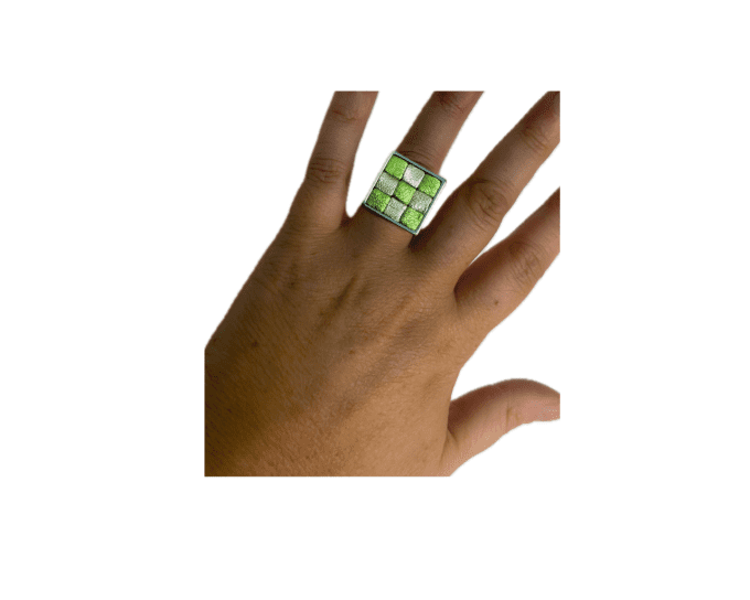 Bague MOZ Vert