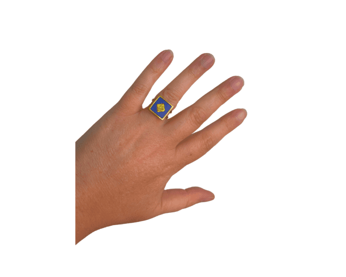 Bague Petra Bleu roi