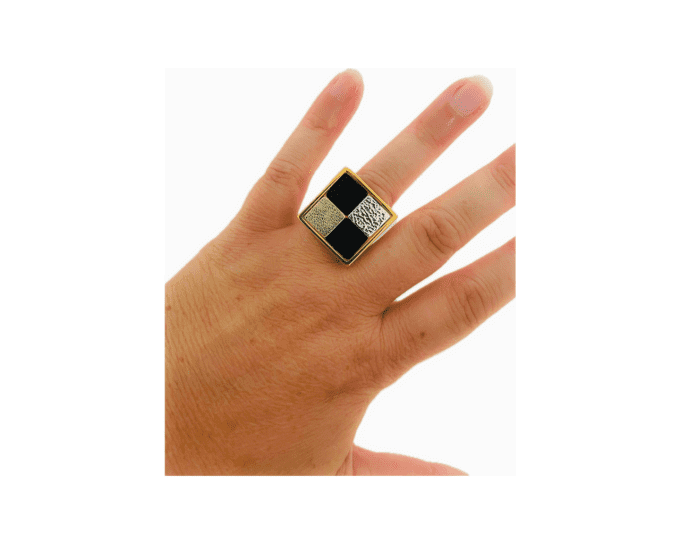 Bague QUADRA Noir