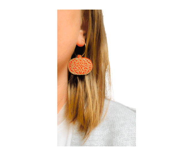 Boucles d'oreilles Pumpkin Orange