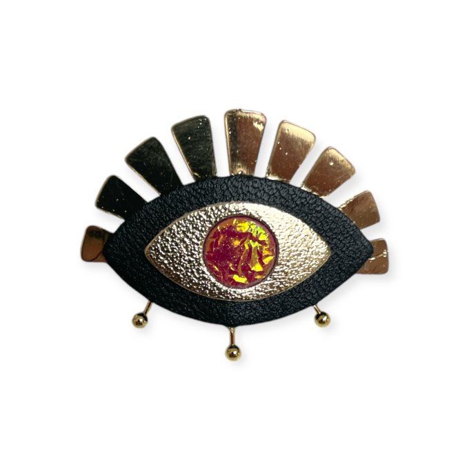 Broche Alfy Noir