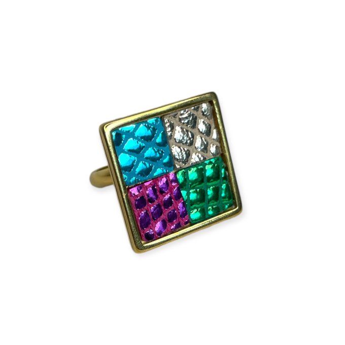 Bague QUADRA Multicolore