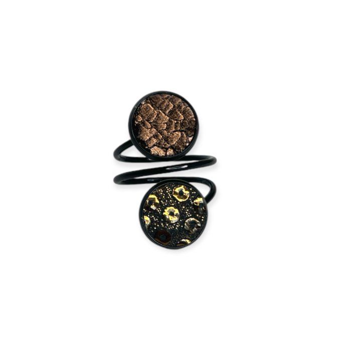 Bague Pop Noir Choco