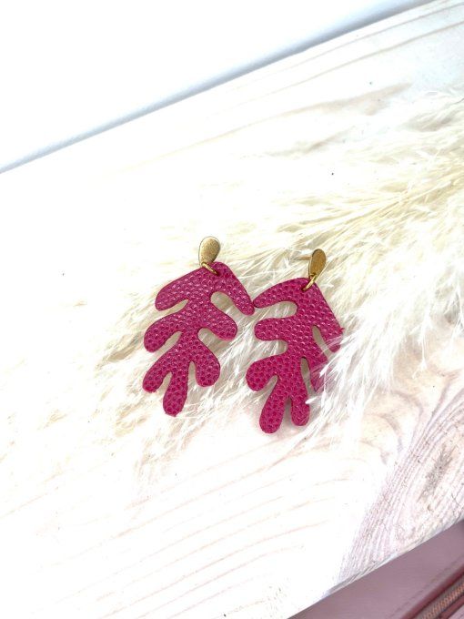 Boucles d'oreilles Natura Rose