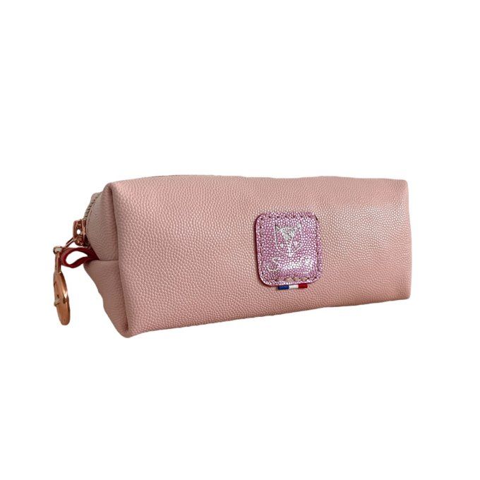 Trousse rectangulaire Rose poudré