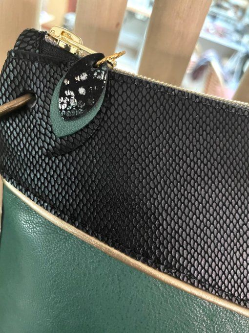 Sac OPALE Vert Noir