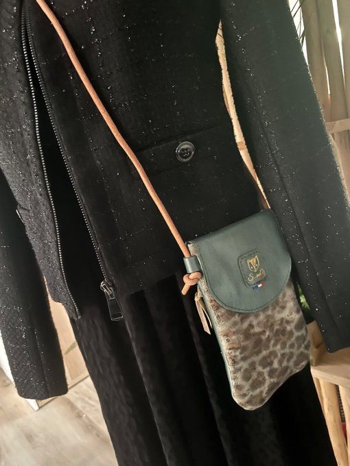 Pochette JUNGLE CHIC Vert