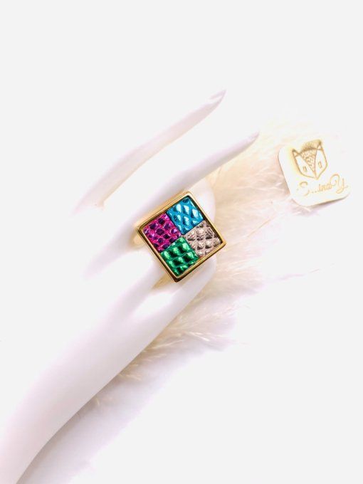 Bague QUADRA Multicolore