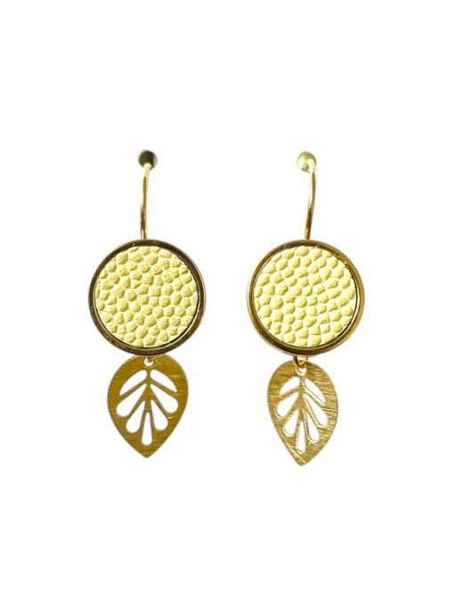 Boucles d'oreilles Jess Jaune