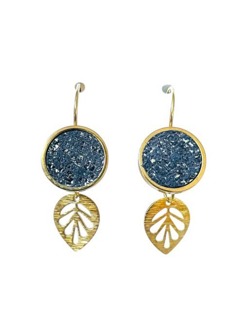 Boucles d'oreilles Jess bleu jeans